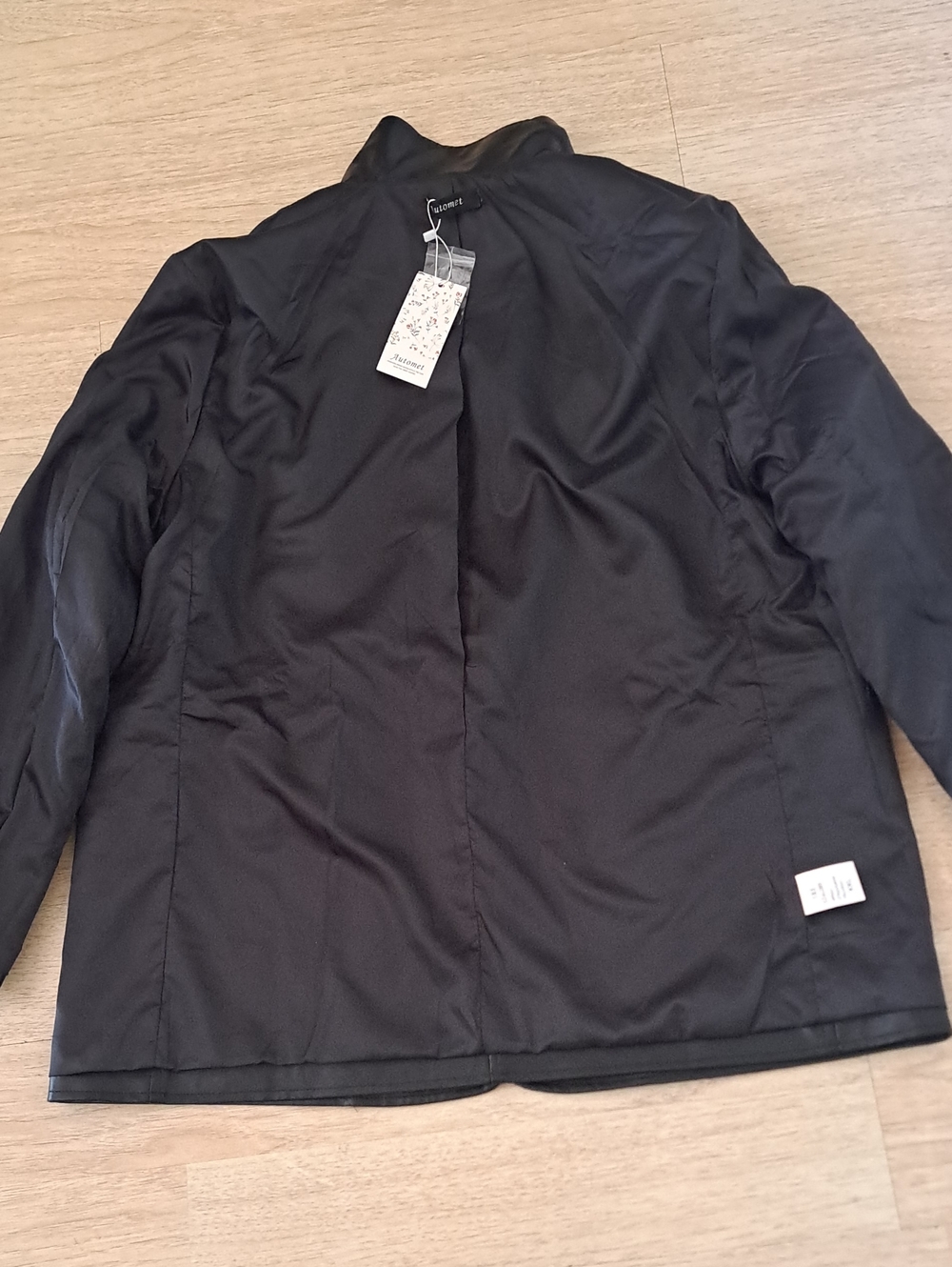AUTOMET Women's Leather Jackets Black Tailored Blazer - Picture 13 of 13